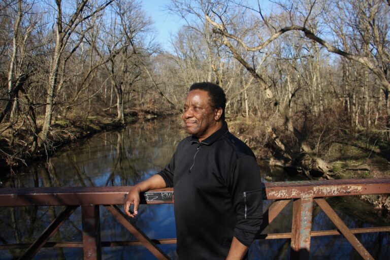 Composer Randy Gibson walked the trails of Tacony Creek Park and recorded his responses as a suite of songs. (Emma Lee/WHYY)